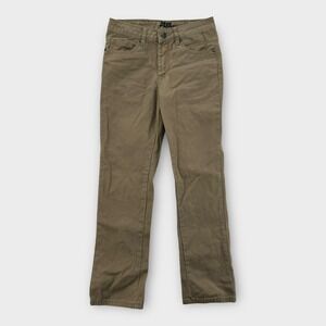 NO FEAR Boys Khaki Pants‎ Size 14 Beige Tan Cotton Skate Denim Embroidered Y2K